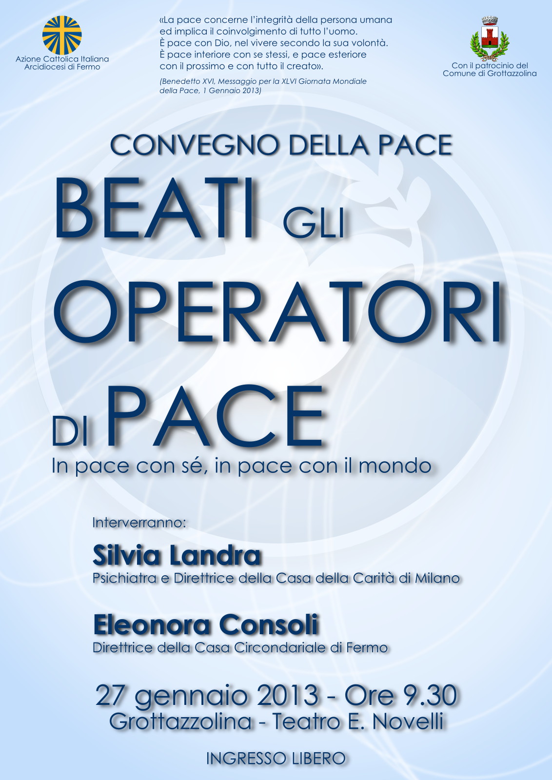 beati gli operatori di pace